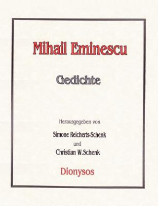 Carte Gedichte Mihail Eminescu