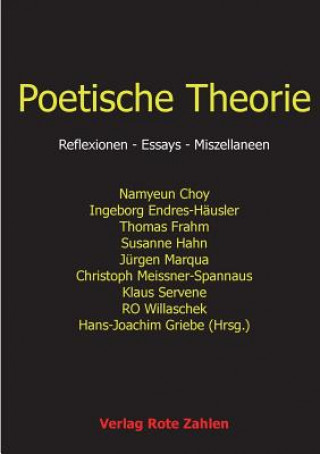 Kniha Poetische Theorie Thomas Frahm