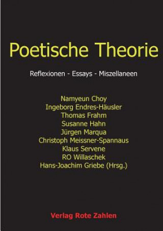 Książka Poetische Theorie Thomas Frahm