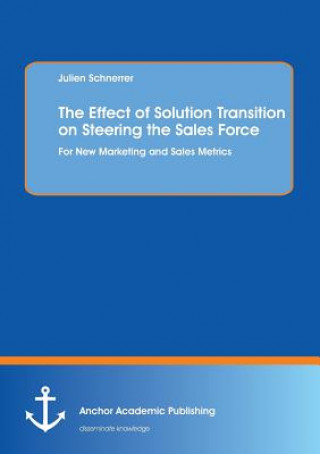Kniha Effect of Solution Transition on Steering the Sales Force Julien Schnerrer