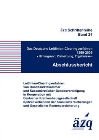 Knjiga Deutsche Leitlinien-Clearingverfahren 1999-2005 Monika Lelgemann