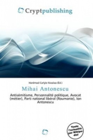 Kniha Mihai Antonescu 