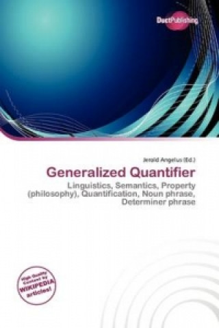 Knjiga Generalized Quantifier 