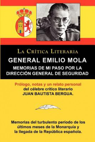 Книга General Emilio Mola Juan Bautista Bergua