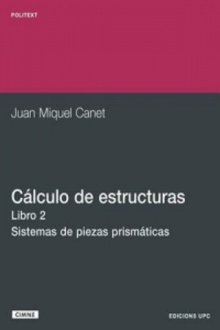 Kniha Clculo de Estructuras II. Sistemas de Piezas Pris Miquel Canet Joan