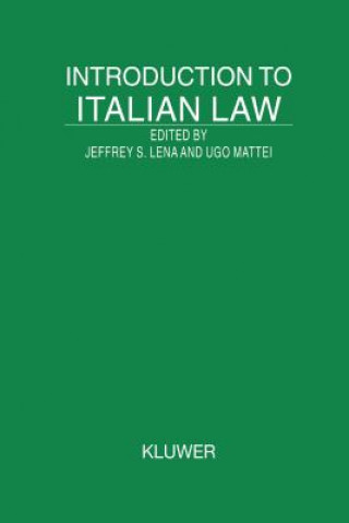 Kniha Introduction to Italian Law Jeffrey S. Lena