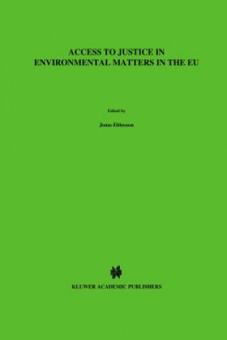 Buch Access to Justice in Environmental Matters in the EU Jonas Ebbesson