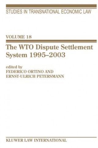 Könyv WTO Dispute Settlement System 1995-2003 Federico Ortino