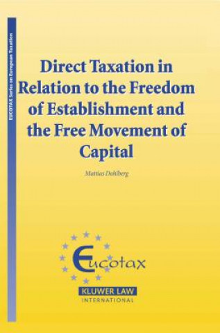 Carte Direct Taxation in Relation to the Freedom of Establishment and the Free Movement of Capital Mattias Dahlberg