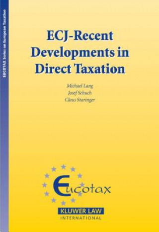 Kniha ECJ - Recent Developments in Direct Taxation Michael Lang