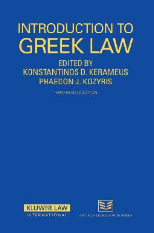 Könyv Introduction to Greek Law Konstantinos D. Kerameus