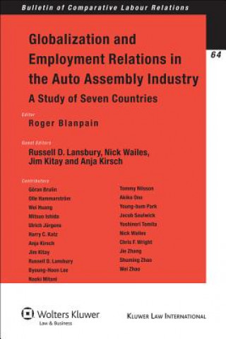 Könyv Globalization and Employment Relations in the Auto Assembly Industry Roger Blanpain