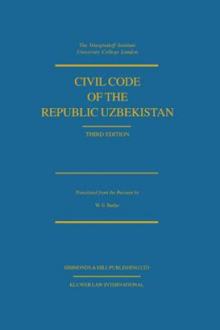 Kniha Civil Code of the Republic Uzbekistan William E. Butler