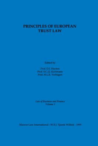 Книга Principles of European Trust Law David J. Hayton