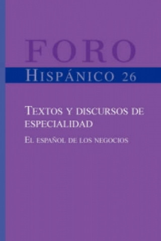 Knjiga Textos Y Discursos De Especialidad Andreu van Hooft Comajuncosas
