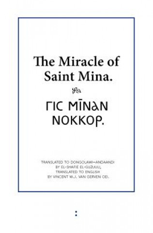 Buch Miracle of Saint Mina El-Shafie El-Guzuuli