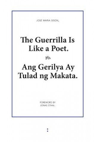 Книга Guerrilla Is Like a Poet Jose Maria Sison