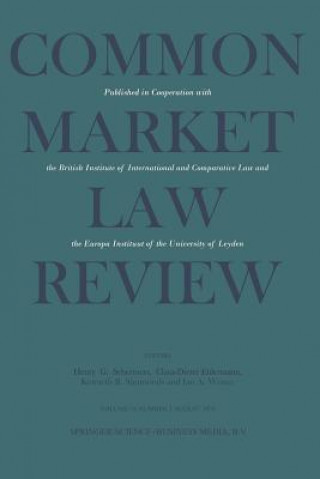 Könyv Common Market Law Review Claus-Dieter Ehlermann