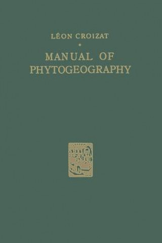 Livre Manual of Phytogeography Leon Croizat