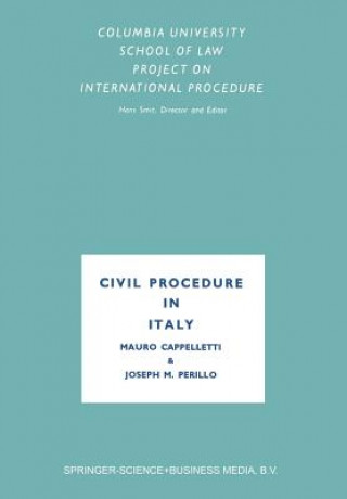 Könyv Civil Procedure in Italy Mauro Cappelletti