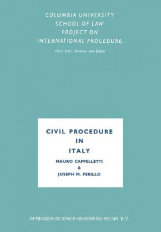 Kniha Civil Procedure in Italy Mauro Cappelletti