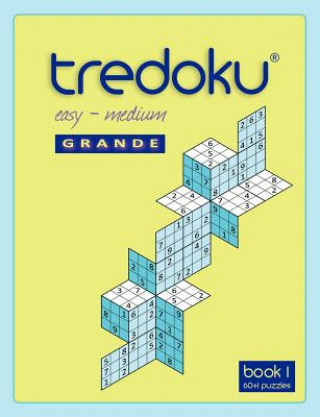 Książka Tredoku Easy Medium GRANDE Book 1 Mindome Games