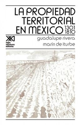Carte Propiedad Territorial En Mexico 1301-1810 Marin de Iturbe