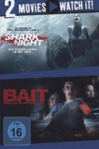 Video Shark Night / Bait, 2 DVDs Kimble Rendall