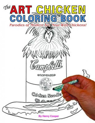 Kniha Art Chicken Coloring Book Henry Cooper