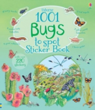 Книга 1001 Bugs to Spot Sticker Book Emma Helbrough