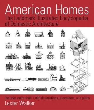 Könyv American Homes Lester Walker