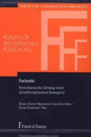 Книга Fachstile Klaus-Dieter Baumann