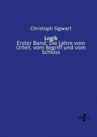 Livre Logik Christoph Sigwart