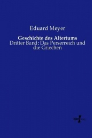 Kniha Geschichte des Altertums Eduard Meyer