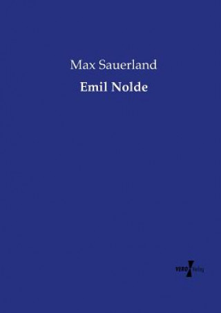 Knjiga Emil Nolde Max Sauerland