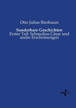 Książka Sonderbare Geschichten Otto Julius Bierbaum