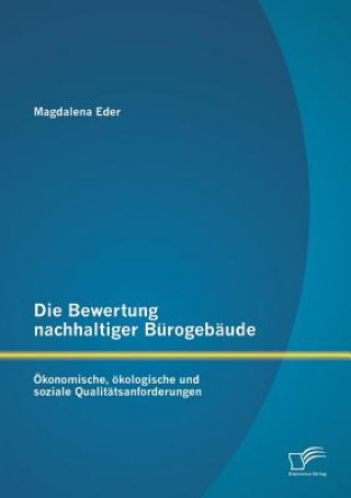 Książka Bewertung nachhaltiger Burogebaude Magdalena Eder