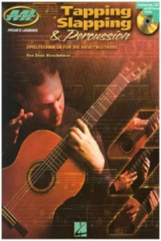 Carte Tapping, Slapping & Percussion, für Gitarre, m. Audio-CD Evan Hirschelman