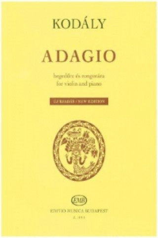 Kniha Adagio, für Violine + Klavier 