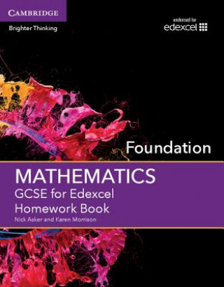 Kniha GCSE Mathematics for Edexcel Foundation Homework Book Nick Asker