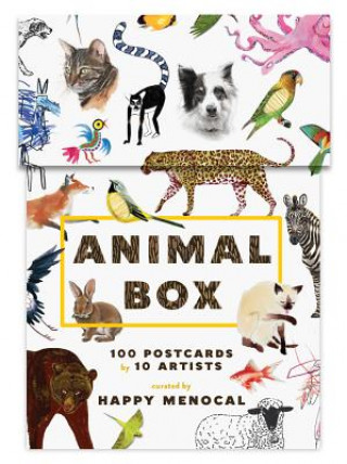 Book Animal Box Postcards Happy Menocal