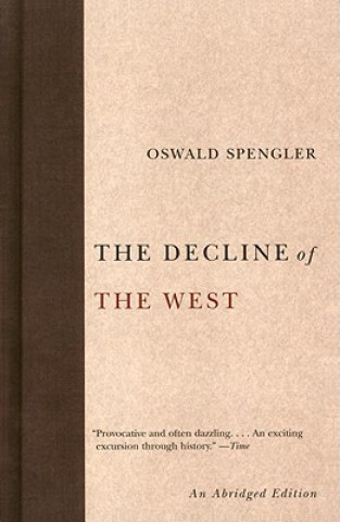 Carte Decline of the West Oswald Spengler