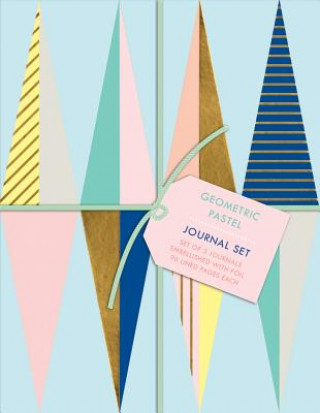 Książka Geometric Pastel Petite Journal Set 