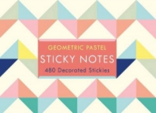 Knjiga Geometric Pastel Sticky Notes 