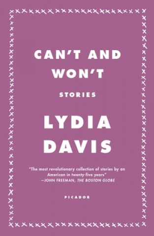 Carte CANT & WONT STORIES Lydia Davis