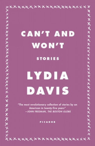 Book CANT & WONT STORIES Lydia Davis