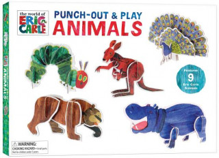 Tiskovina World of Eric Carle Punch-out & Play Animals Eric Carle