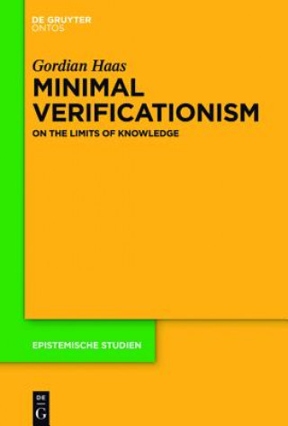 Könyv Minimal Verificationism Gordian Haas