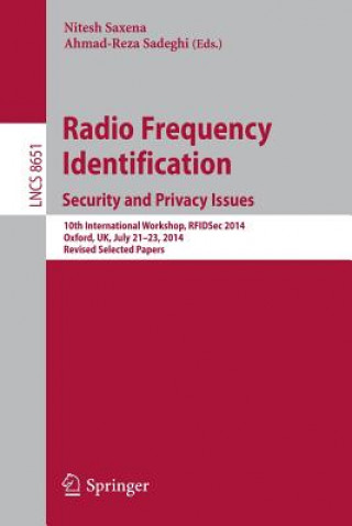 Könyv Radio Frequency Identification: Security and Privacy Issues Ahmad-Reza Sadeghi