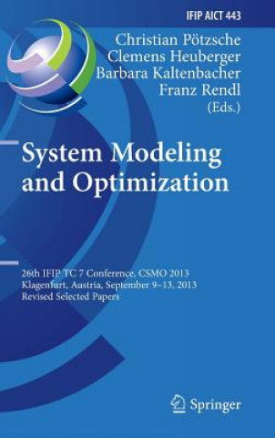Książka System Modeling and Optimization Christian Pötzsche